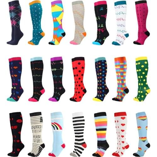 Compression Socks Men Women Outdoor Sports Cycling Football Socks Medical Varicose Veins Socks Pregnancy Nursing Socks