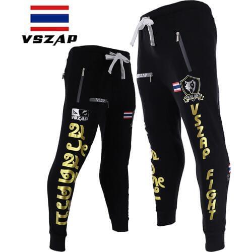 VSZAP Fighting Pants Men shorts sports training and competition MMA Pants Muay Thai boxing shorts Gym Trousers Running Pants