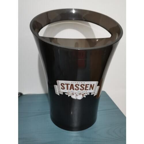 New Fashion 3L Acrylic White Ice Buckets Wine Coolers Wine Holder for Moet Chandon Red Wine Beer Party Bucket