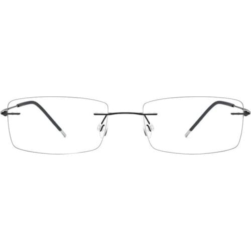 B Titanium Rimless Glasses Men Prescription Eyeglasses Frame Women Ultralight Myopia Optical Frameless Eyewear JDA3156