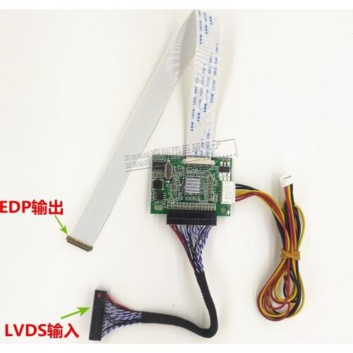 LVDS to EDP Adapter Board EDP Screen Connects to LVDS Driver Board LVDS to EDP Screen Signal Conversion Board