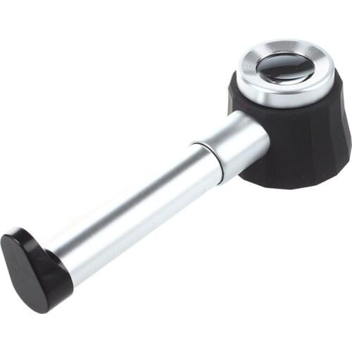 10X Handheld LED Optical Glass Magnifier with Scale Magnifying Jewelry Loupe Promotion