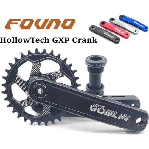 Fovno Bicycle Crankset Direct Mount Mountain bike GXP Crank 170mm HollowTech Aluminum alloy MTB bicycle crank bike parts