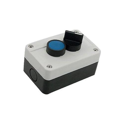 Blue Round Push Button Rotary Selector Switch Station Xhwdl