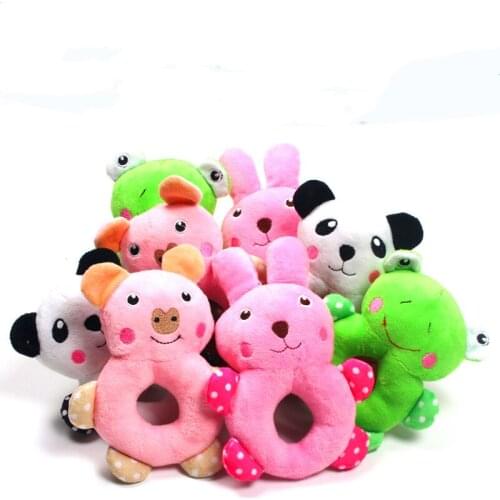 Pet supplies puppy teddy plush vocal ring-shaped toys Molars Clean Teeth Puzzle Pet Toys,Q19