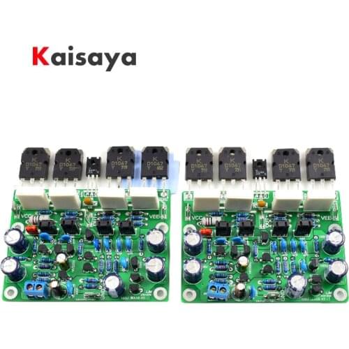2pcs Class AB MX50X2 Audio Power Amplifier DIY kit and Assembled board Base on Musical fidelity XA50 circuit F10-011