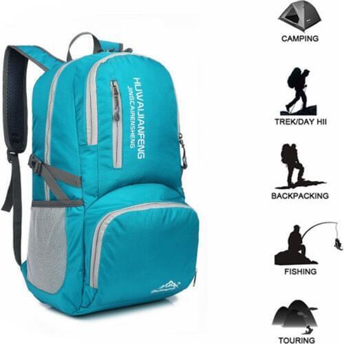 40L Waterproof Travel Hiking Backpack Outdoor Sports Bag Men Women Climbing Bag Camping Daypack Mountaineering Cycling Rucksback