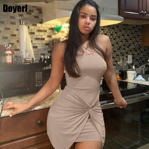 Ruched Bodycon Party Dresses for Women 2021 Fashion Elegant Sexy Night Club Dress Mini Beach Short Summer Tube Dress Sundress