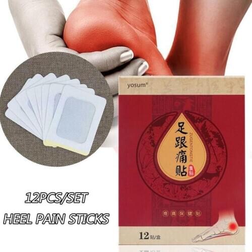 12pcs/box Heel Spur Pain Relief Patch Foot Care Tool Herbal Medicine Spur Rapid Relief Foot Heel Pain Patch Treatment Plaster