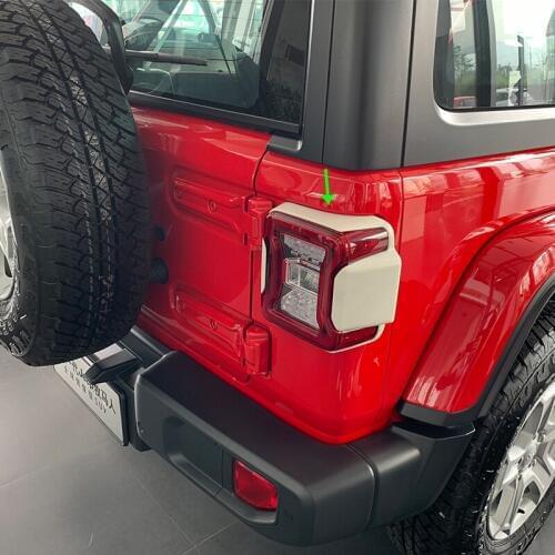 OUBOLUN car accessories Car body kits ABS chrome front foglight cover For JEEP WRANGLER 2018