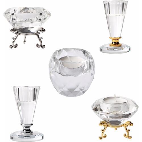 C&H C&H CRYSTAL Decorative Crystal Candlesticks
