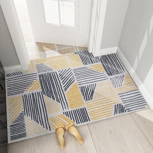 Mats Carpet PVC Kitchen Mat Rectangle Can Be Cut Custom Door Mat Carpet Anti-slip Bathroom Mat Hallway Home Entrance Door Mats