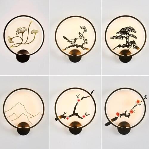 New wall lamp vintage aluminum acrylic Modern sconce Bedroom led Wall Light Indoor Living Room Corridor kitchen decor wall lamps