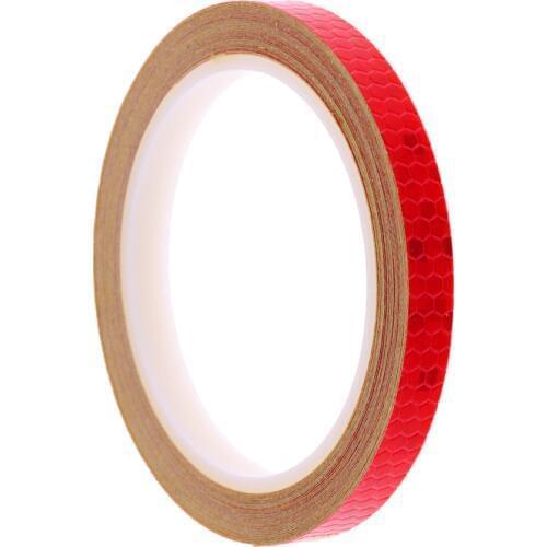 8 Meters Reflective Bike Wheel Rim Stickers Bicycle Cycling MTB Motorcycle Reflector Tape DIY Decals