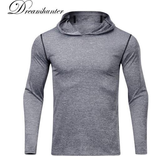 Loose Quick Drying Training Hoodies Top Outdoor Sports Running Jogging Shirts Compression Sweatshirts Basketball Tracksuit