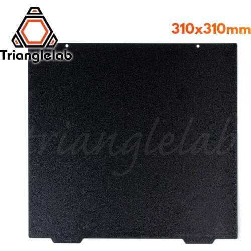 Trianglelab 310 X 310 CR10 Double Sided Textured PEI Spring Steel Sheet Powder Coated PEI Build Plate For CR-10