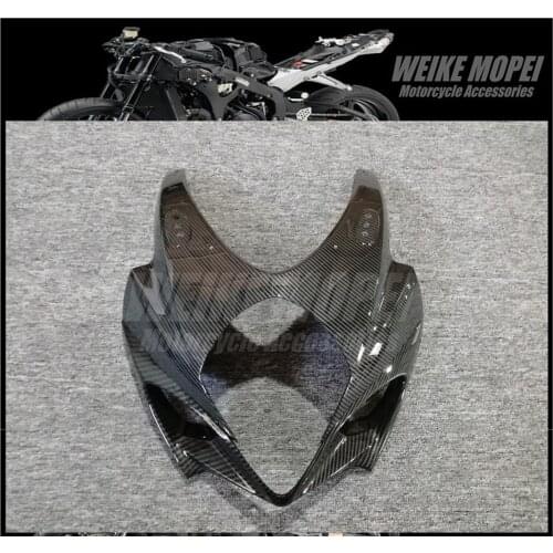 Carbon Fiber Painted Front Upper Fairing Headlight Cowl Nose Panlel For Suzuki GSXR1000 2007 2008 GSX-R1000 07 08