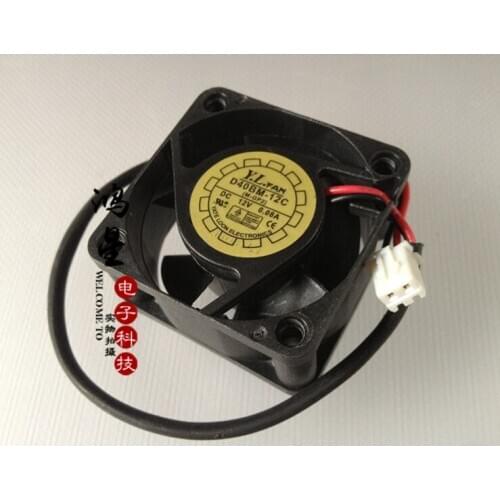 Y.L FAN D40BM-12C Server Cooling Fan DC 12V 0.50A 40x40x20mm 2-wire