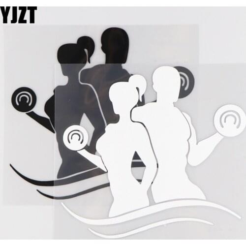 YJZT 16CM*14.7CM Exercise Bike Sticker Decorative Vinyl Decal Pattern 1A-0183