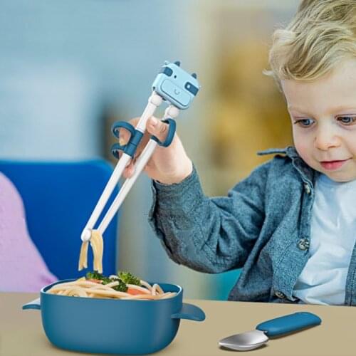 1 Pair Of Pink Red Cute Rag Cubs Learning Training Chopsticks Kids Children Chinese Chopsticks Learning Chinese Chopstick Learne