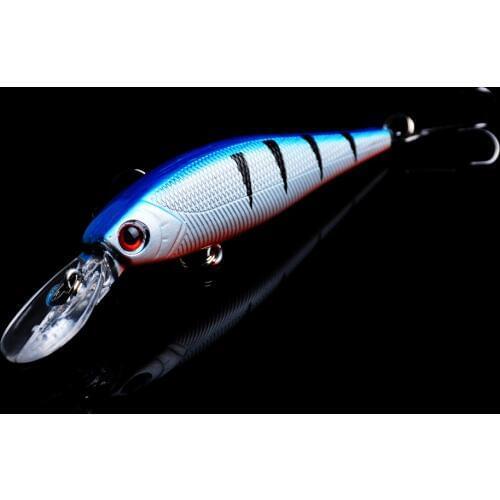 1piece Super Quality 10 Colors 10cm 9.5g Isca Artificial Hard Bait Pesca Minnow Fishing lures wobbler crankbait 6# hook 3D eyes