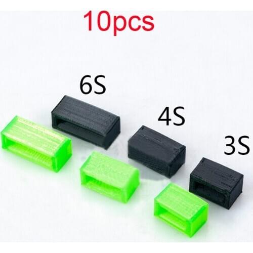 10PCS 3S 4S 6S Aircraft Model Lithium Battery Balancing Head Protector Balance Plug Connector Protection Shell Protective Cap