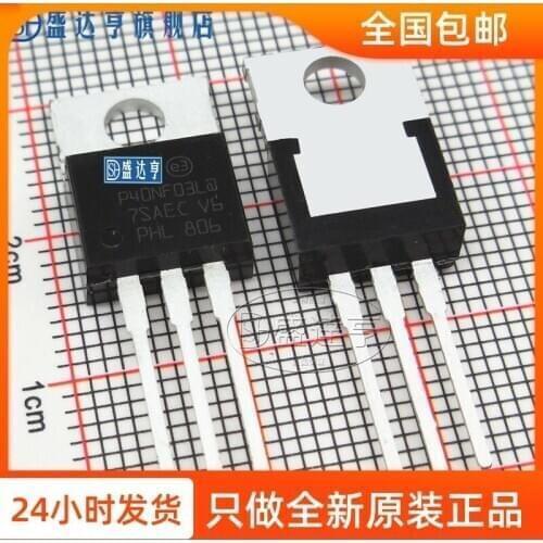 10Pcs/Lot STP40NF03L P40NF03L 40A 30V TO-220DIP MOSFET Transistor NEW Original In Stock
