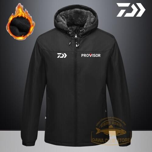 2020 New DAIWA DAWA Fishing Clothing Autumn Winter Waterproof Warm Fishing Jackets Men Fleece Thick Outdoor Fishing Shirts S-5XL