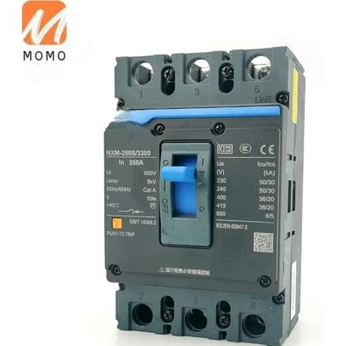 3 a 200 a molded case circuit breaker air switch 4 pole
