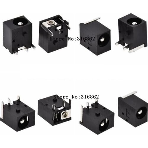 20PCS/LOT DC-044 DC Power Jack Socket dc connector Adapter interface 044 DC044 5.5*2.1mm Supply Jack Socket Panel Mount plug