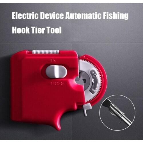 Automatic Portable Electric Device Fishing Hook Tier Machine Fishing Accessories Fast Hooks Line Tying Device Equipment Hand to