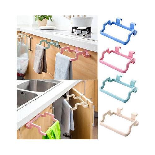 Fast Hanging Trash Garbage Rubbish Kitchen Carrier Plastic Bag Bin Sack Hanger Holder