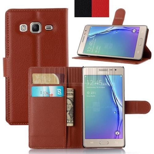 Fundas For Samsung Galaxy Z3 Luxury Slim PU Leather Case Hard Wallet Cover With Stand Card Slot Holder For Samsung Z3