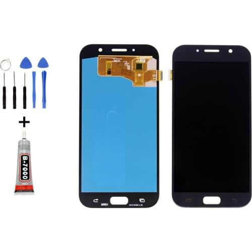 FOR Samsung A7 2017 A720 LCD Display Touch Screen Replacement No Dead Pixel AAA + + + Quality