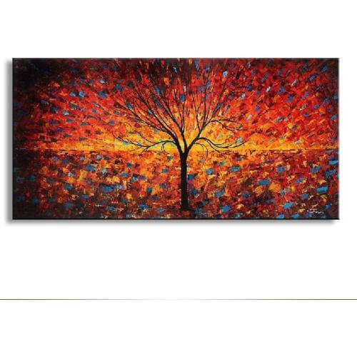 Handmade oil painting on canvas modern 100% Best Art Flower oil painting original directly from artis FL1-063