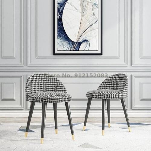 Minimalist light luxury makeup stool dressing stool stool bench dressing table stool chair dressing chair bedroom backrest orang