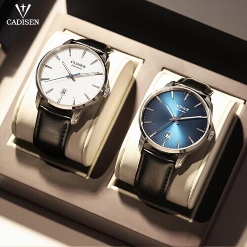 New CADISEN automatic mens watches fashion casual mechanical wristwatch waterproof sport men watch simple business watch NH35A