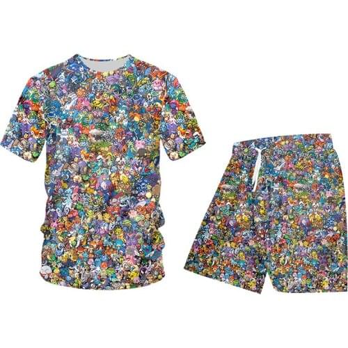 UJWI New Fashion 3D Jacket Mens Sportswear Suit Cartoon Funny Mens Casual Zipper Suit Autumn Sportswear Men Women Sport Shirts