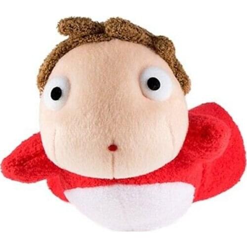 New Kawaii Anime Ponyo on the Cliff by the Sea Plush Kids Stuffed Toys For Children Gifts Big 37CM