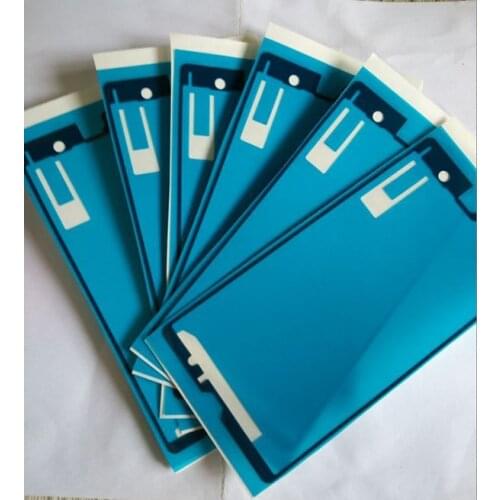 Wholesale 50 pcs/lot Front Housing Frame Bezel Plate lcd Adhesive Sticker for Sony Xperia Z C6603 L36h Free shipping