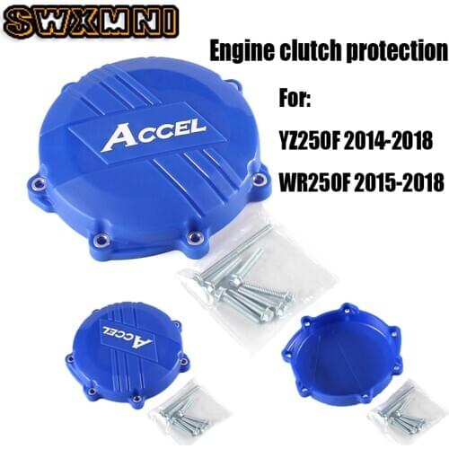 Motorcycle Plastic Clutch Protector Cover Protection Cover For YZ250F 2014-2018 WR250F 2015-2018 Motocross Endupro free shipping