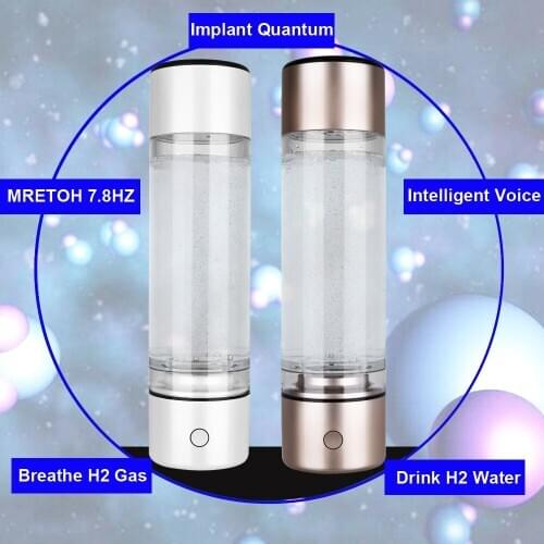 MRETOH/Molecular Resonance 7.8HZ + Nano High Hydrogen Rich Water Generator Quantum Bottle Rechargeable Mini H2 Gas Ventilator