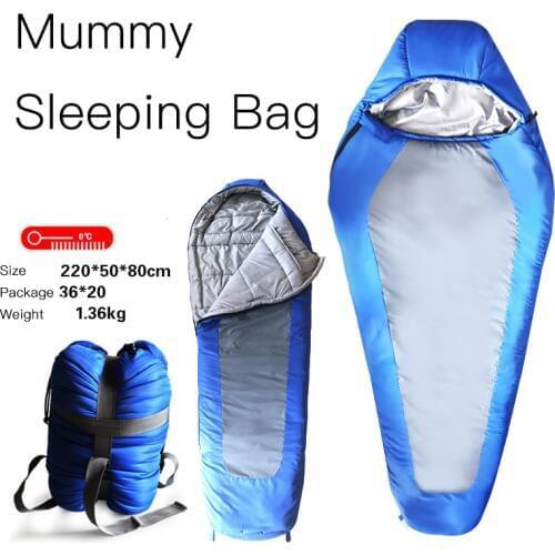Outdoor Sleeping Bag Ultralight Spring Summer Autumn Thickened Widened Camping Adult Inflatable Chair Bivy Adult Tent
