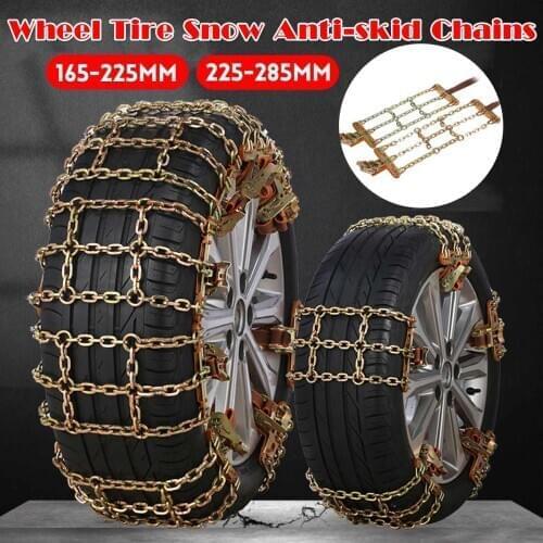 Universal Steel Truck Car Wheels Tyre Tire Snow Ice Chains Belt Winter Anti-skid Vehicles SUV Wheel Chain Mud Road Safety