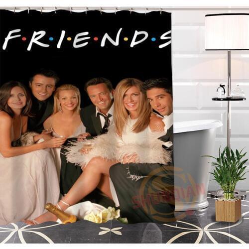 Friends Shower Curtain Pattern Customized Shower Curtain Waterproof Bathroom Fabric More Size Shower Curtain For Bathroom