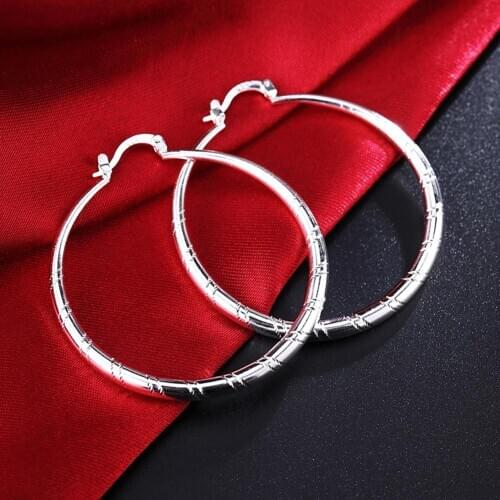 Women Stylish Big Round Circle Shape Retro Large Hoop Earrings Jewelry Gift Exaggerate Big Smooth Circle Hoop Earrings Jewelry