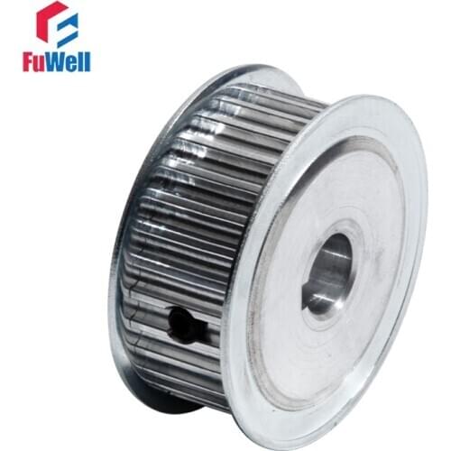 HTD 5M-26T Timing Pulley 16mm Width Toothed Belt Pulley With Keyway 10/12/14/16/19mm Bore Aluminum Alloy Transmission Pulley