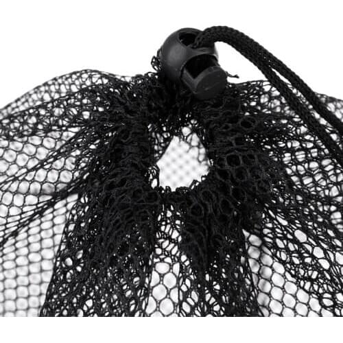 2 Soccer Disc Cone Storage Carry Bag Mesh w Drawstring Football Training