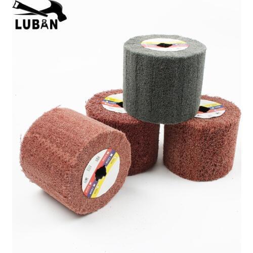 3M stainless steel polishing machine polishing wheel nylon drawing round portable electric metal burr abrasive grinding wheel