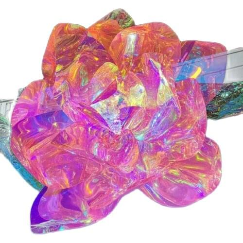 3D PET ROSE Flower Decorative Light Shop Mall Party Wedding Festival Light DIY Party Decorative Supplies